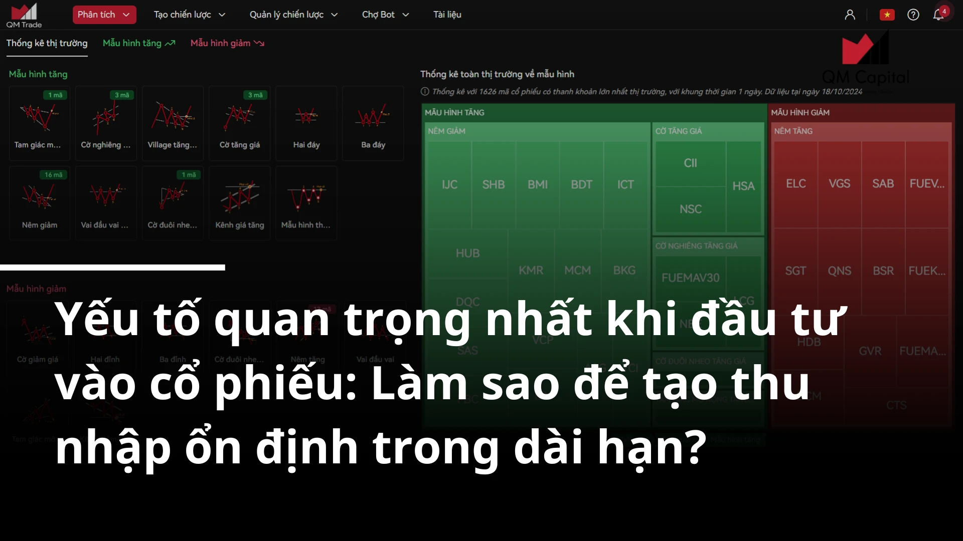 Yếu tố quan trọng nhất khi đầu tư vào cổ phiếu: Làm sao để tạo thu nhập ổn định trong dài hạn?